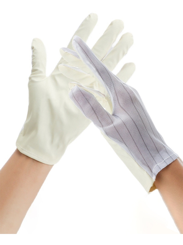 Anti static PU sulfur free gloves